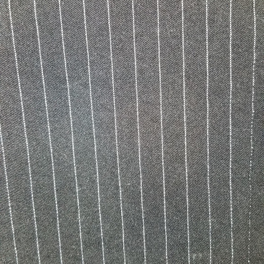 KC SPENCER NEW YORK BLACK WITH SILVER STRIPE SUIT